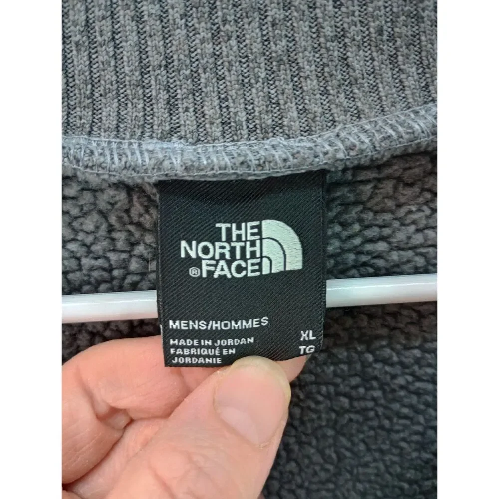 The North Face Men's XL Gray Quarter Zip Fleece Pullover Sweatshirt*READ*